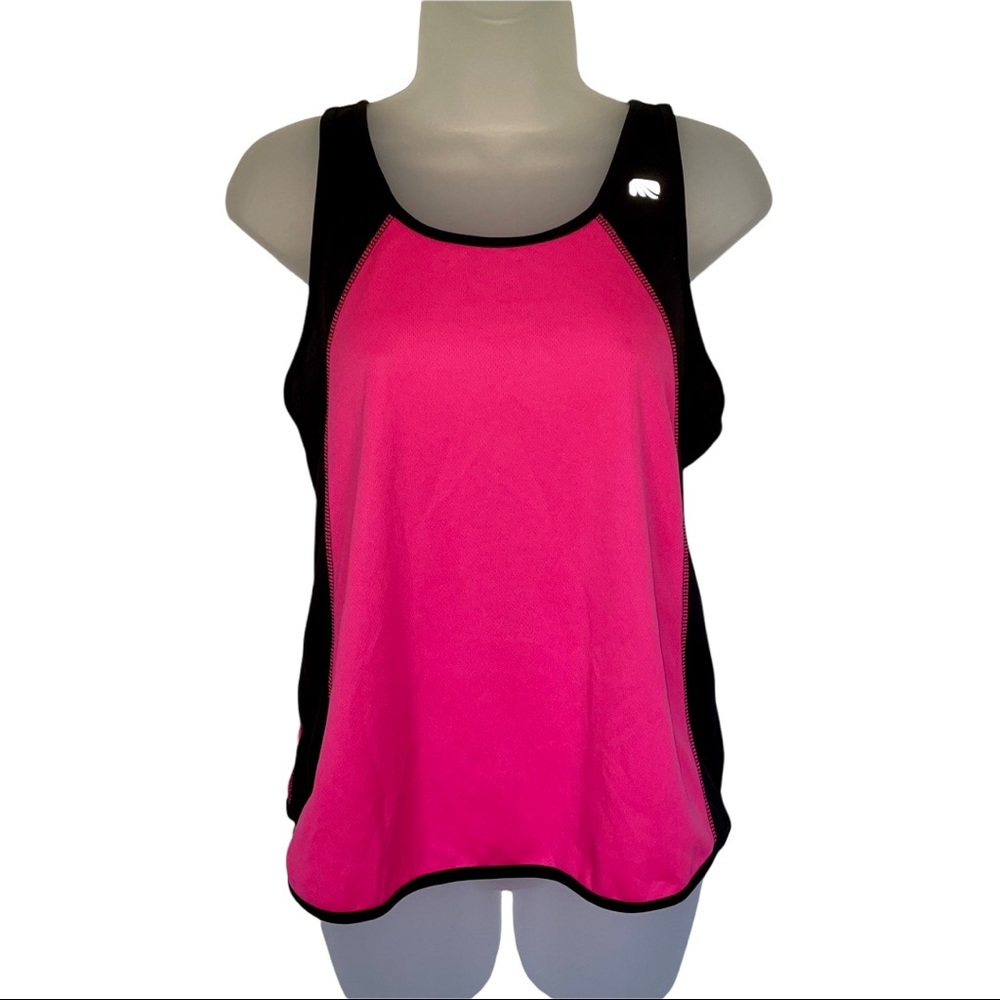 Marika Pink Black Tank Top Athletic Gym Workout Running M